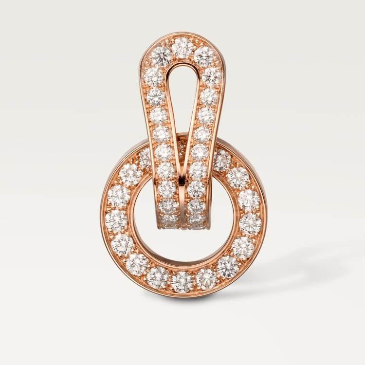AGRAFE earrings 18K rose gold